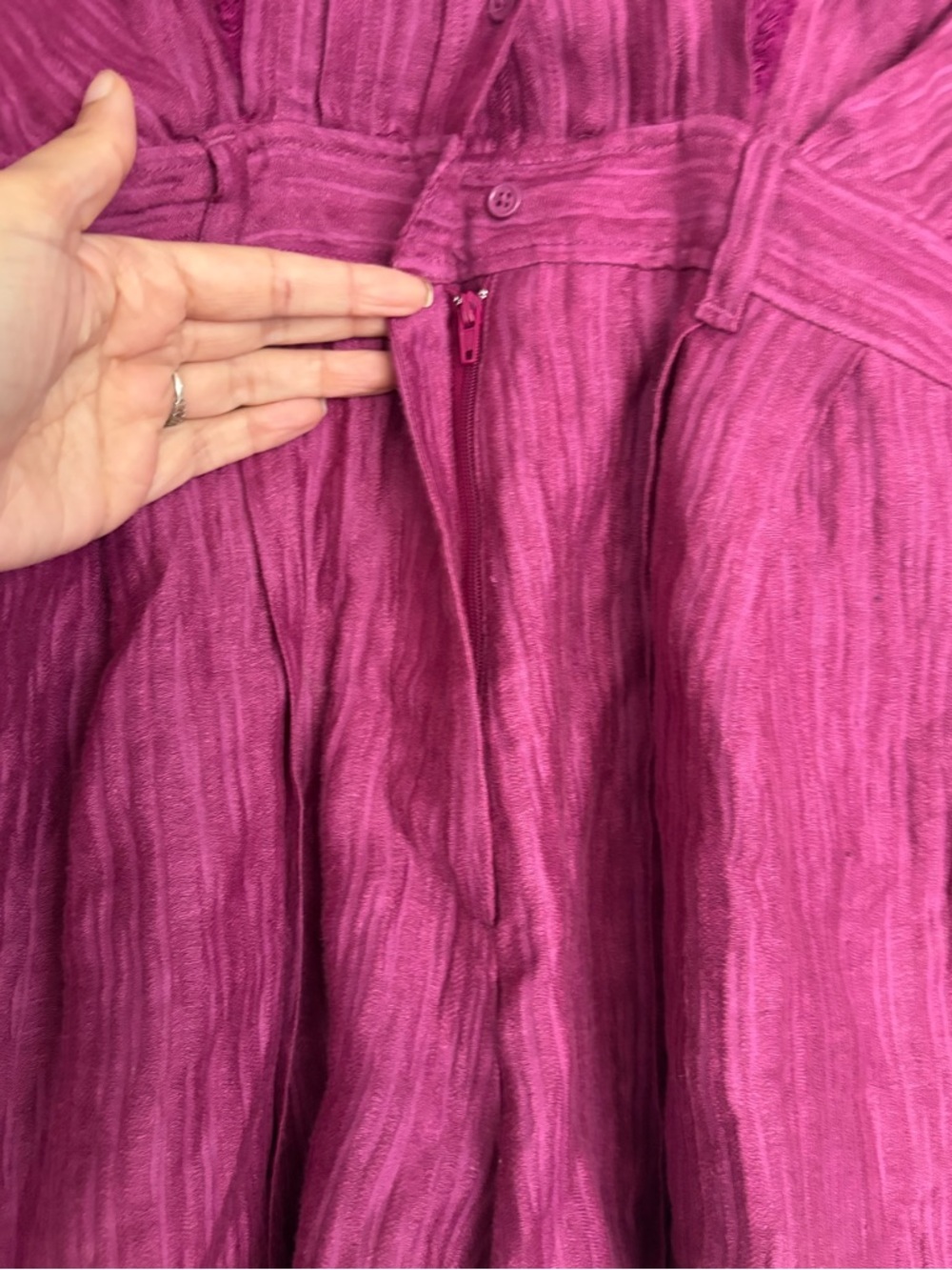 IRO Paris Magenta Romper | Size 36 (US 4/S) | NWT - Picture 6 of 6